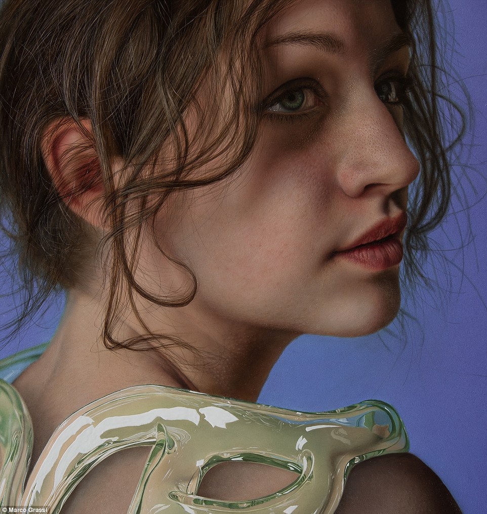 World top Hyper- realistic Woman painting art work | Animation Worlds